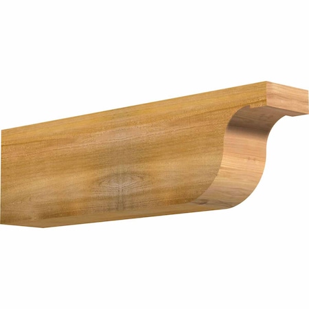 Ekena Millwork Del Monte Rough Sawn Rafter Tail, Western Red Cedar, 6"W x 10"H x 36"L RFT06X10X36DEL00RWR